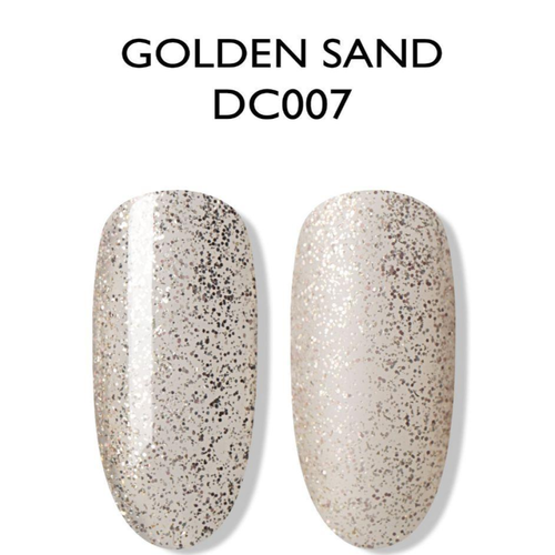 Esmalte Gel DC07 Glitter Dorado palido