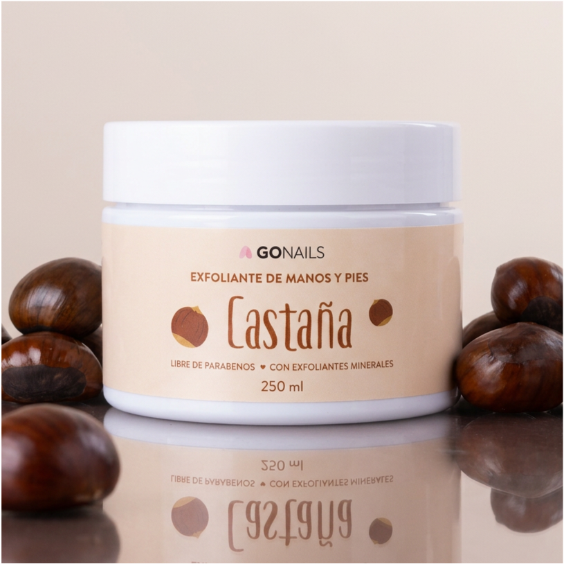 Exfoliante de Manos y Pies - Castaña 250 ml