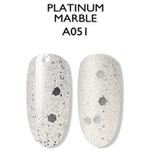 Esmalte Gel 5A51 Glitter Plateado Mixto
