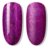 Esmalte Gel 63901 Morado - Fucsia Glitter mix (80602)