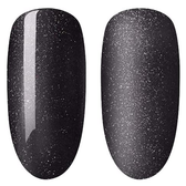 Esmalte gel 63932 Negro Glitter Semi Holografico