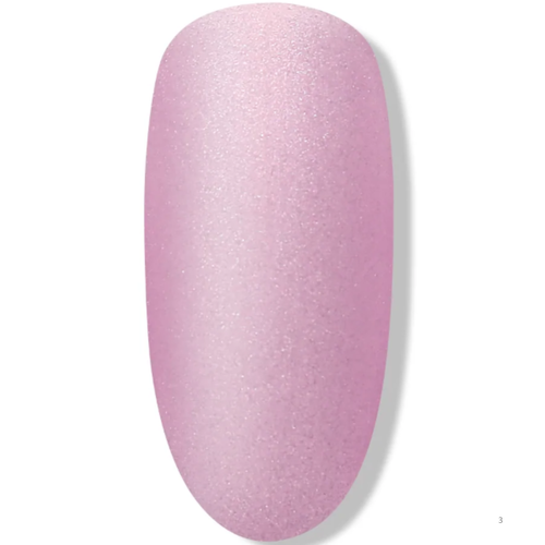 Esmalte Gel 7327 Rosado mini glitter (base francesa)