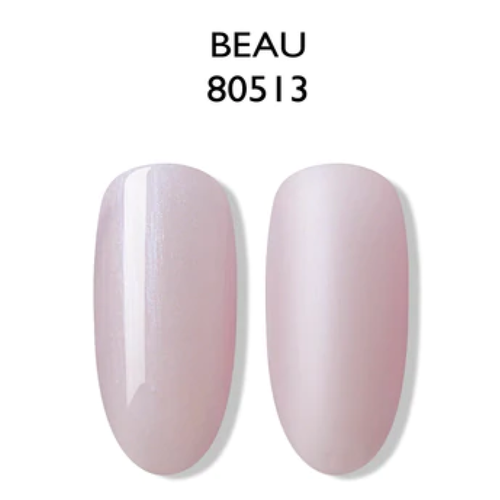 Esmalte Gel 80513 Rosado traslucido perlado (francesa)