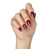 Esmalte Gel 80545 Burdeo Glitter rojo