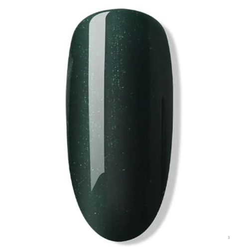 Esmalte Gel 80574 - verde botella con microglitter