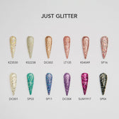 Esmalte Gel DC01 PLATEADO MIX GLITTERS (A51)