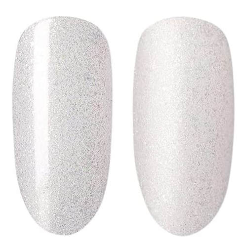 Esmalte Gel DC10 Transparente tornasol con mix de glitter