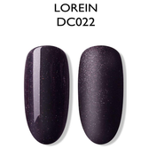 Esmalte Gel DC22 Morado negroso con glitter