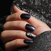 Esmalte Gel Colección Galaxy Glitter Transparente