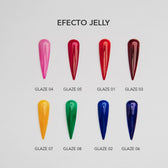 Esmalte Gel GLAZE 07 - Amarillo traslucido (efecto Jelly)