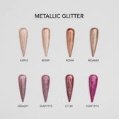 Esmalte Gel LT134 Glitter Palo rosa