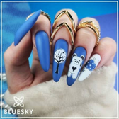 Esmalte Gel LT141 Azul Acero