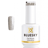 Esmalte Gel PLATINUM 11 MIX GLITTER SEMI HOLO PLATEADO GRIS