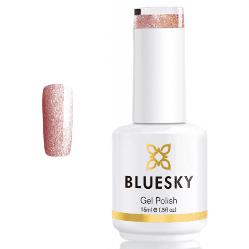 Esmalte Gel PLATINUM 20 GLITTER ROSADO PEQUEÑO
