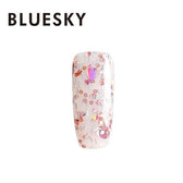 Esmalte Gel SP16 - Flakes y corazones