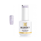 Esmalte Gel SR24 Blanco con puntos rojos y azules