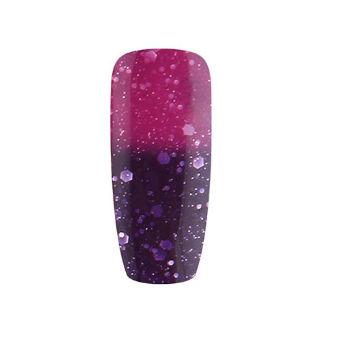 Esmalte Gel Termo TC026 Fucsia a Morado Glitter
