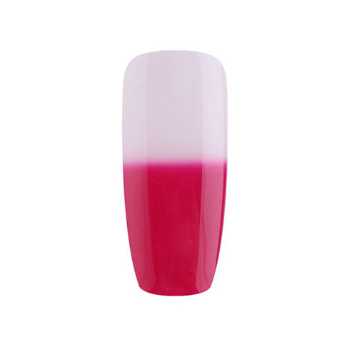 Esmalte Gel Termo TC040 Blanco traslucido a Fucsia