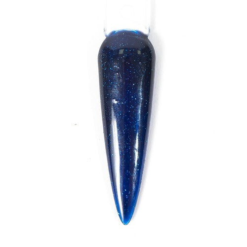 Esmalte Gel KMS1901 - Azul Oscuro con Microglitter
