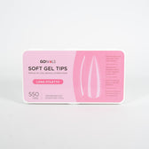 Soft Gel tips - Long Stiletto (550 unidades)