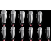 Soft Gel tips - Medium Coffin (Pre-limados) (550 unidades)