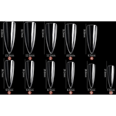 Soft Gel tips - Medium Stiletto (550 unidades)