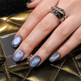 Esmalte Gel - Top No Wipe Ojo de Gato Holografico